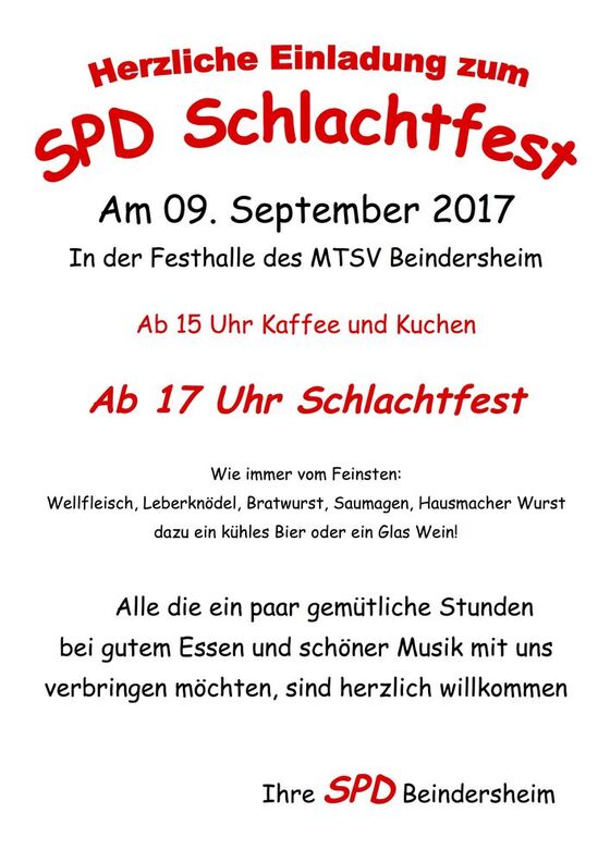Schlachtfest 2017